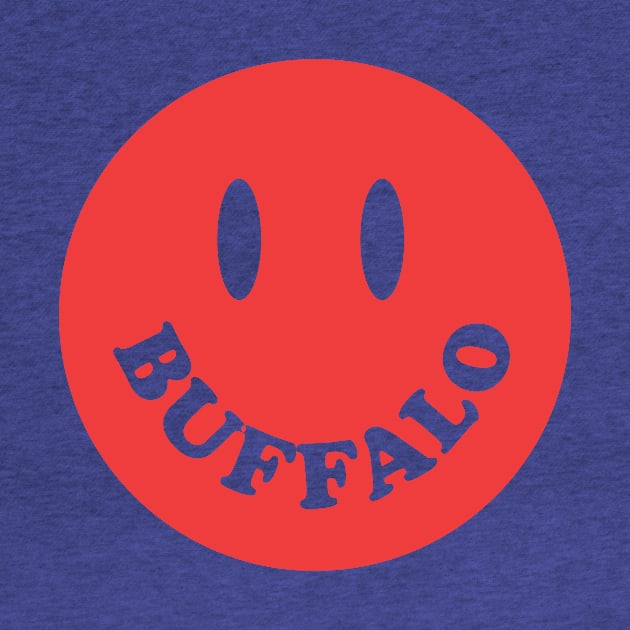 Buffalo New York Smiley Face by PodDesignShop